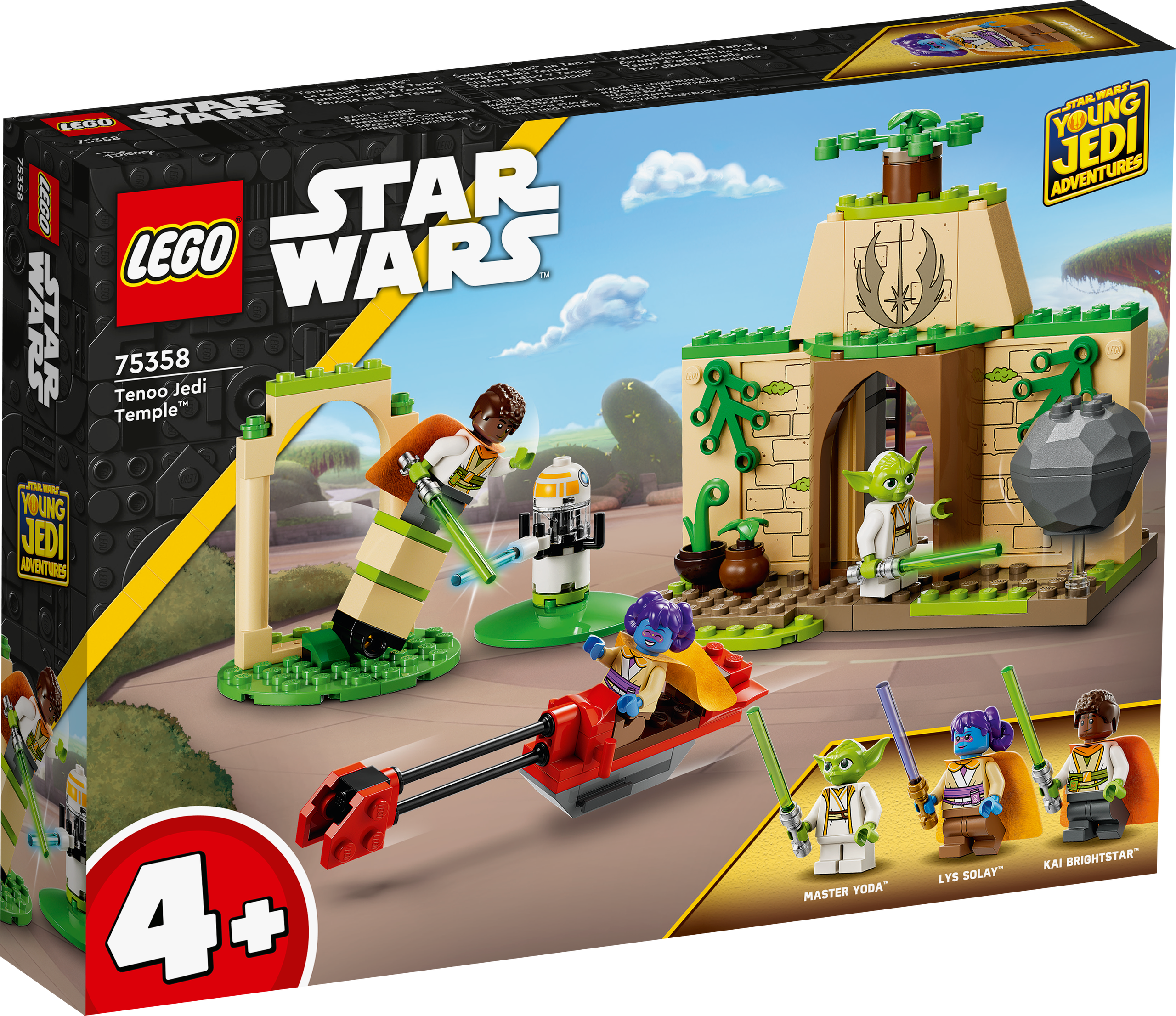 LEGO - LEGO® Star Wars - Templul Jedi de pe Tenoo (75358), 124 piese