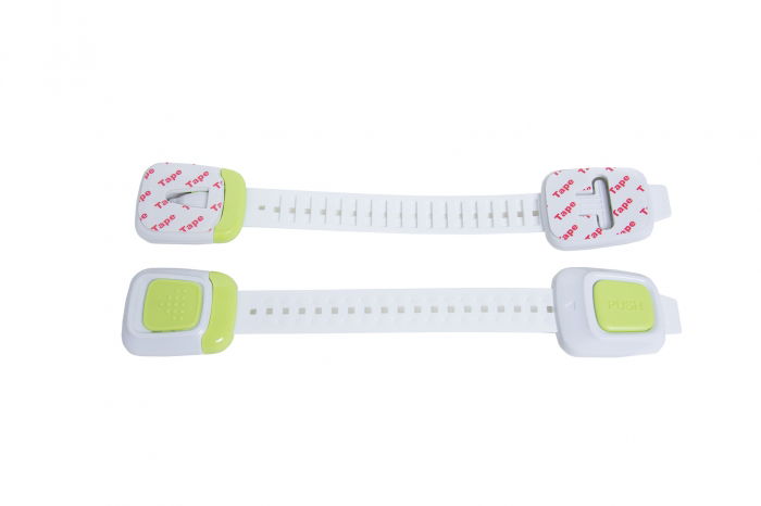 Set cu incuietoare dubla pentru usi si sertare gri, 25 cm_Empria [2]