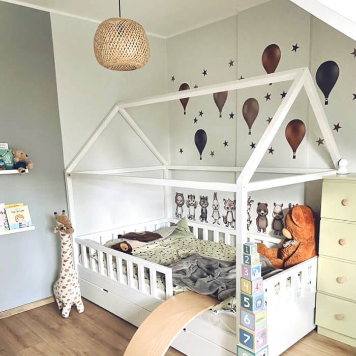 Animale din padure cu baloane in culori maro [4]