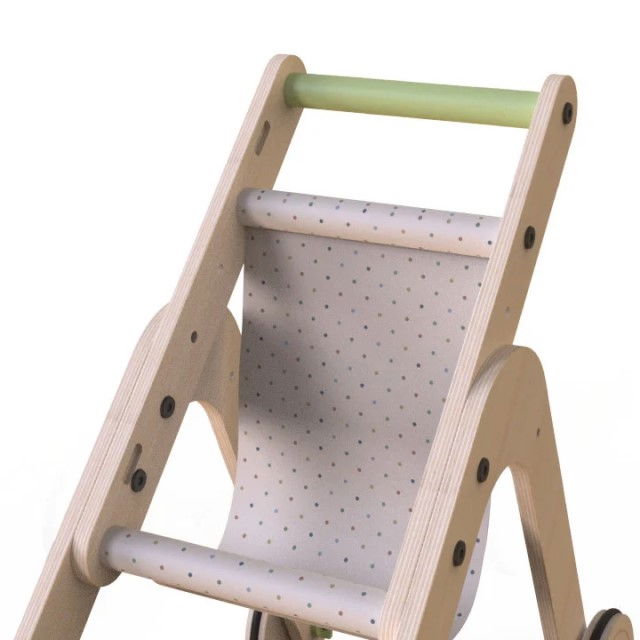 Antepremergator din lemn 2 in 1 MamaToyz carucior pentru papusi [7]