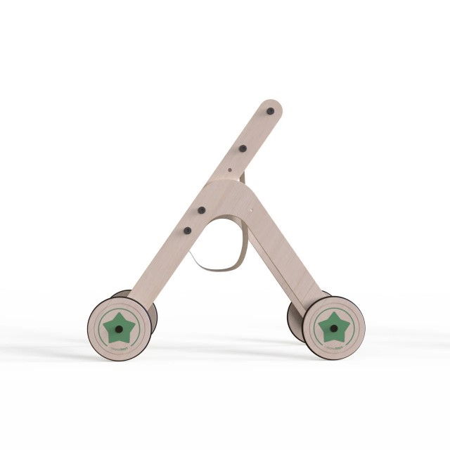 Antepremergator din lemn 2 in 1 MamaToyz carucior pentru papusi [4]