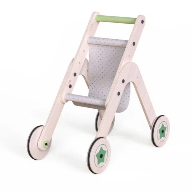 Antepremergator din lemn 2 in 1 MamaToyz carucior pentru papusi [11]