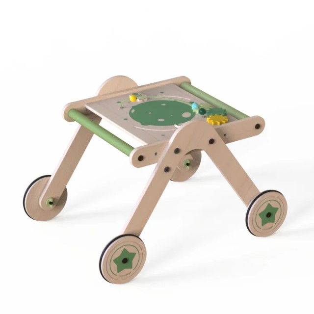 Antepremergator din lemn cu masuta de activitati 2 in 1 MamaToyz [6]