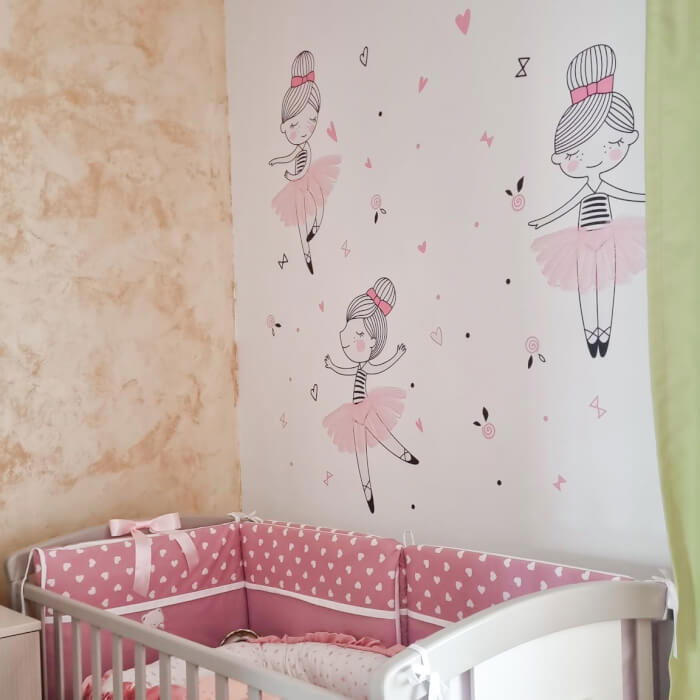 Autocolante pentru perete - Balerine mici [6]