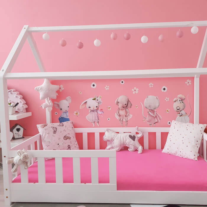 Autocolante pentru perete - Dansatori in acuarela [3]