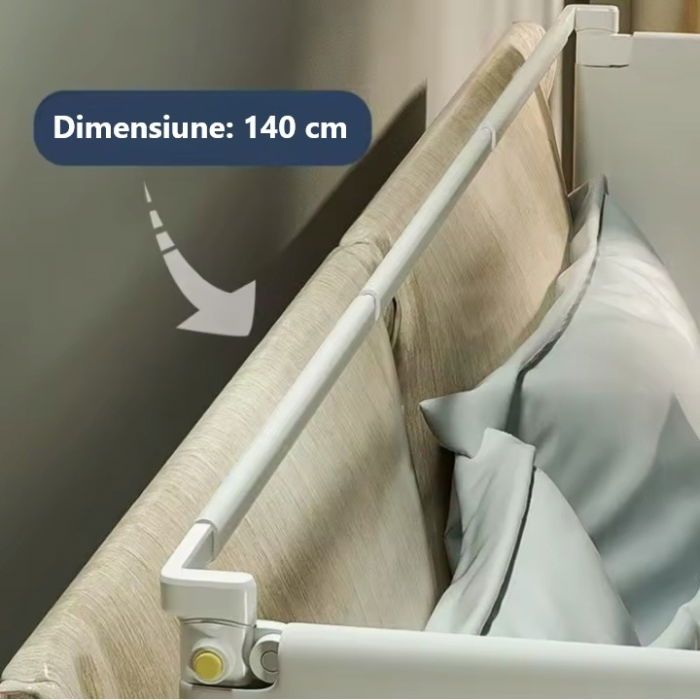 Bara stabilizatoare pentru set protectii pat Basic Empria, stabilizator metalic, 140 cm [2]