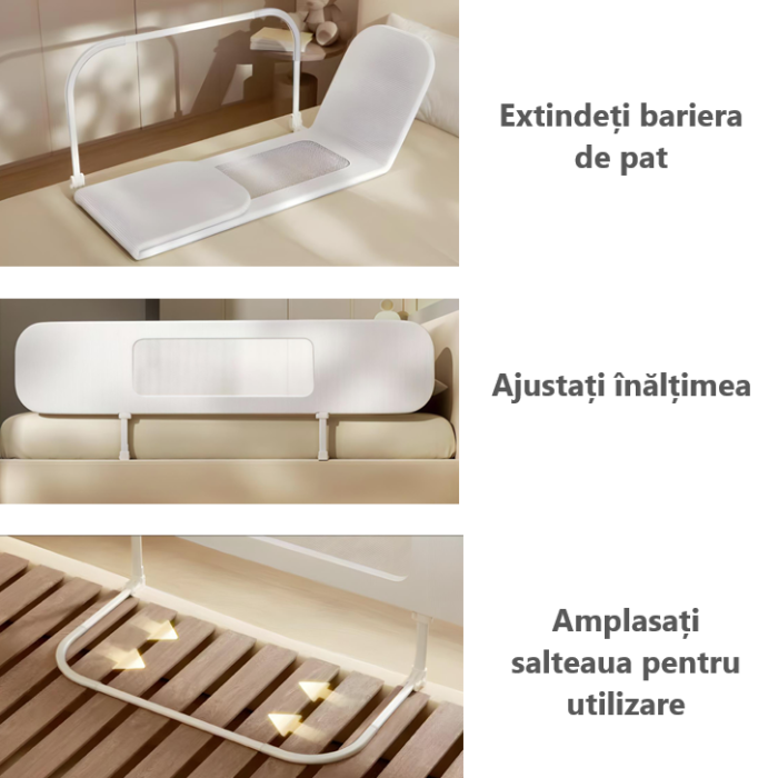 Patut co-sleeper Empria 2 in 1 atasabil portabil si bariera pat [8]