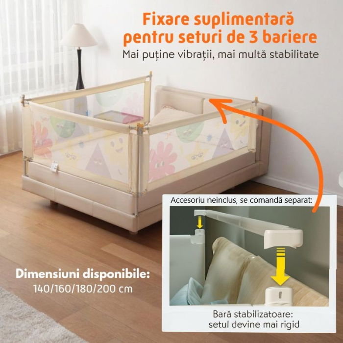 Bariera pat copii economica reglabila 140 160 180 200 Empria [12]
