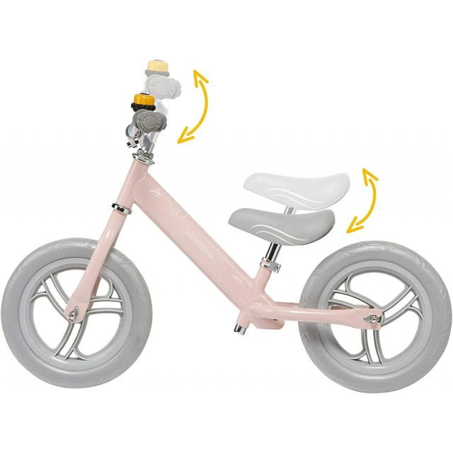 Bicicleta fara pedale Nils, Skiddou, Keep Pink, Roz [3]