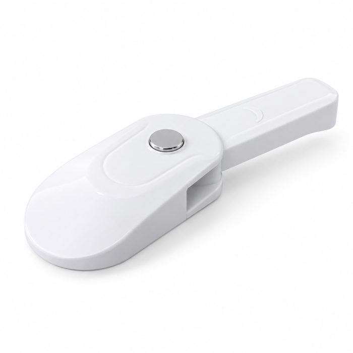 Blocator capac toaleta, pentru bebelusi si copii, protectie was WC, Empria, siguranta WC, 22.3 x 7.5 x 3 cm, alb [3]