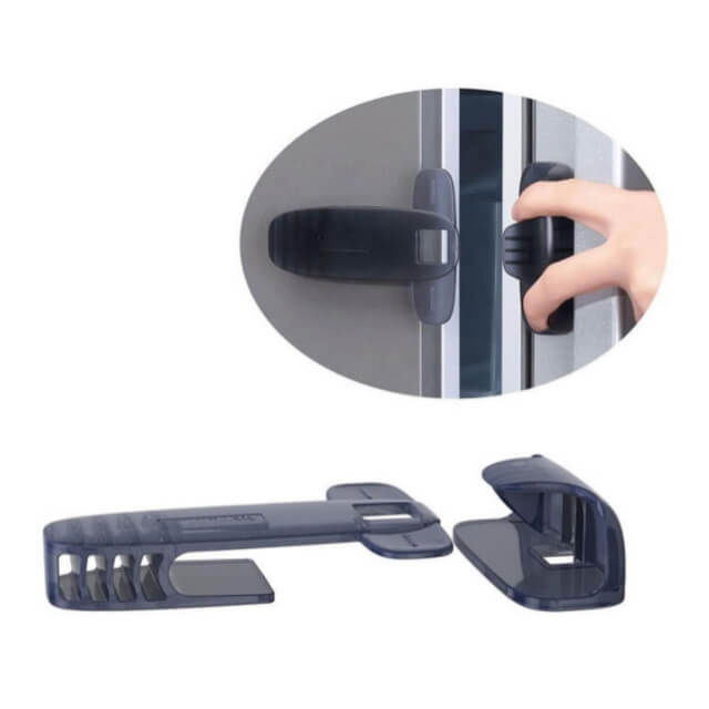 Blocator usa frigider, congelator, pentru bebelusi si copii, Empria, 10 x 7.2 x 1.5 cm, albastru inchis [4]