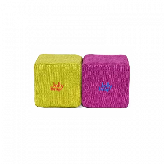 Blocuri JOY Magnetice de construit, JollyHeap, 150 cuburi, Verde-Roz [2]