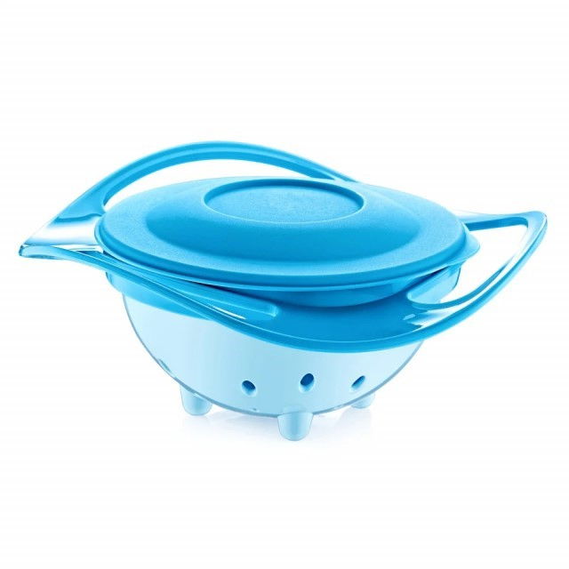 Bol multifunctional cu capac si rotire 360 grade Amazing Bowl, Diverse Culori