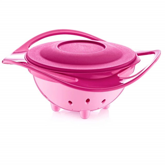 Bol multifunctional cu capac si rotire 360 grade Amazing Bowl, Diverse Culori [2]