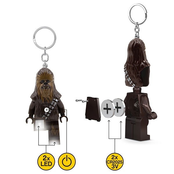 Breloc cu LED LEGO Star Wars Chewbacca (LGL-KE100H) [5]