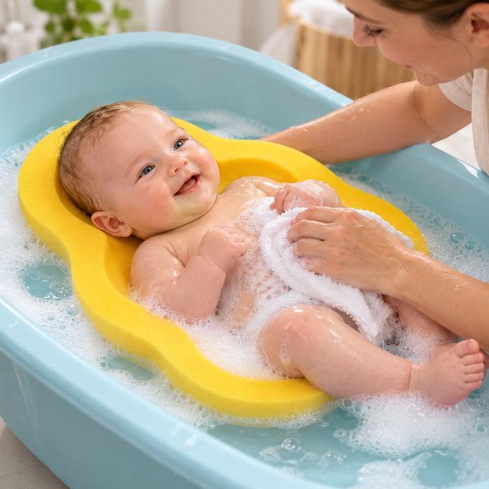 Burete suport pentru baie BabyJem, Galben [1]