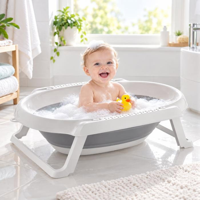 Cadita pliabila bebe BabyJem, Diverse culori [1]