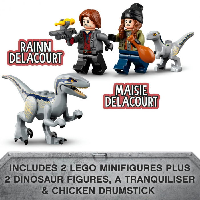 LEGO® Jurassic World - Capturarea Velociraptorilor Blue si Beta (76946), 181 piese [10]