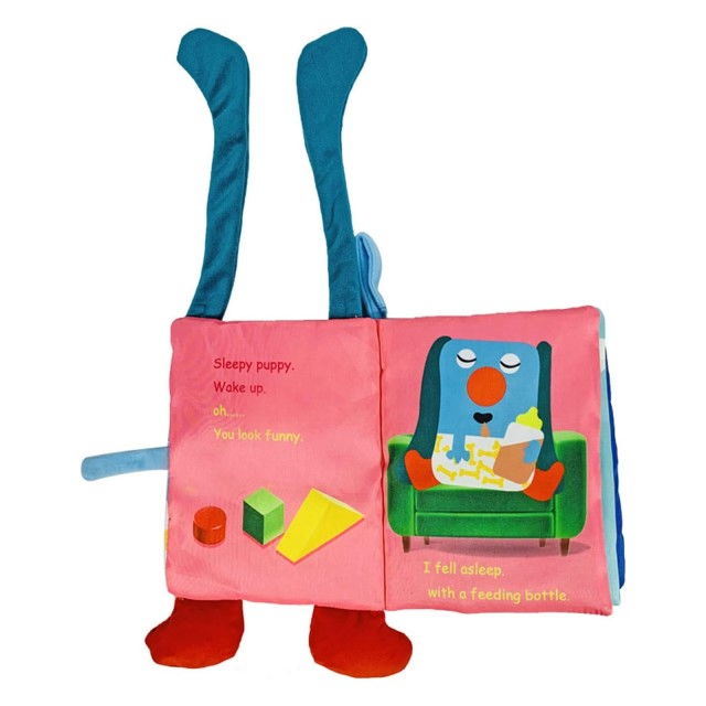 Carte senzoriala bebe, cu picioruse, educativa pentru bebelusi, 18.5 x 15 x 3 cm, Empria, Catel [3]