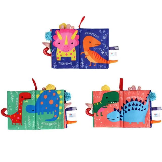 Cartea Senzoriala Empria pentru Bebelusi - O Calatorie Colorata in Lumea Descoperirilor, Dino [3]