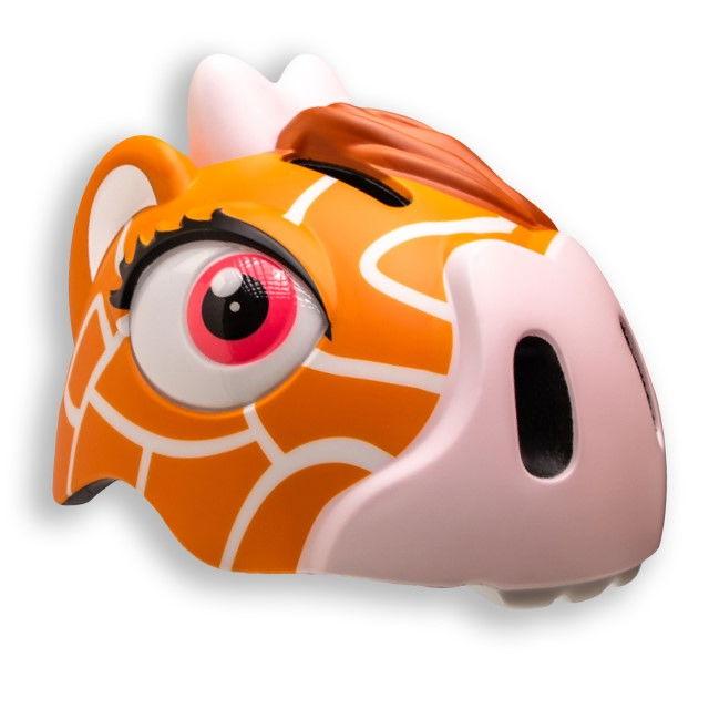 Casca bicicleta copii, model 3D, dimensiune reglabila 49-55 cm, 2-7 ani, Giraffe Maro [2]
