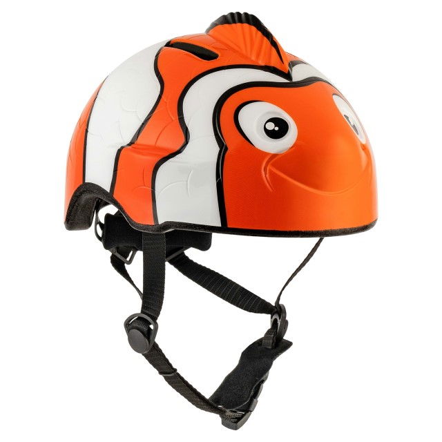 Casca bicicleta copii, dimensiune reglabila 49-55 cm, 2-7 ani, Clown Fish Portocaliu [3]