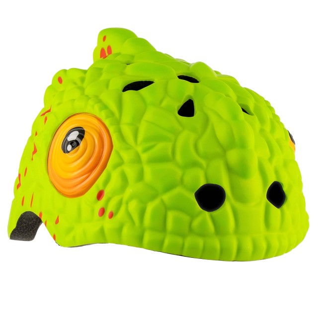 Casca bicicleta copii, dimensiune reglabila 49-55 cm, 2-7 ani, Chameleon Verde [2]