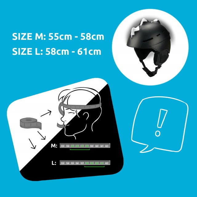 Casca de schi, protectie pentru copii, dimensiune reglabila 58-61cm, Diverse culori [6]