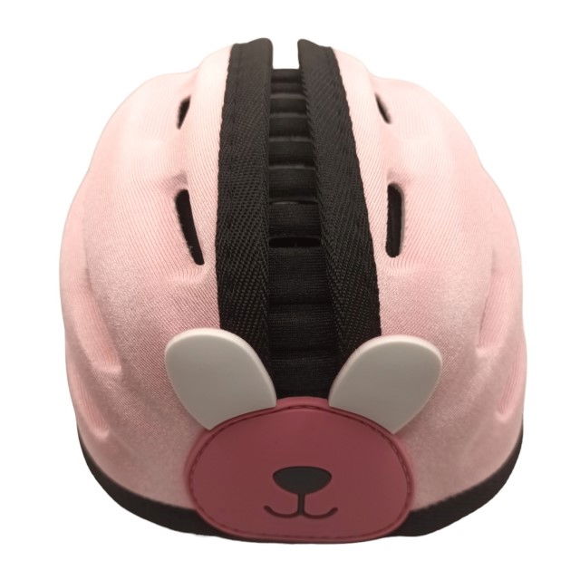 Casca protectie bebelusi cu spuma flexibila, ultrausoara, reglabila, Empria, Iepuras Roz [6]