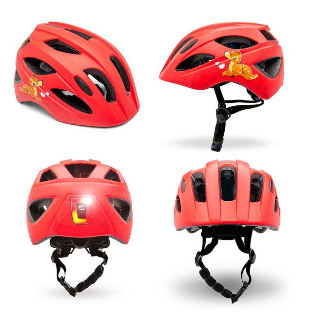 Casca bicicleta copii, dimensiune reglabila 54-58 cm, 6-12 ani, Rosu [2]