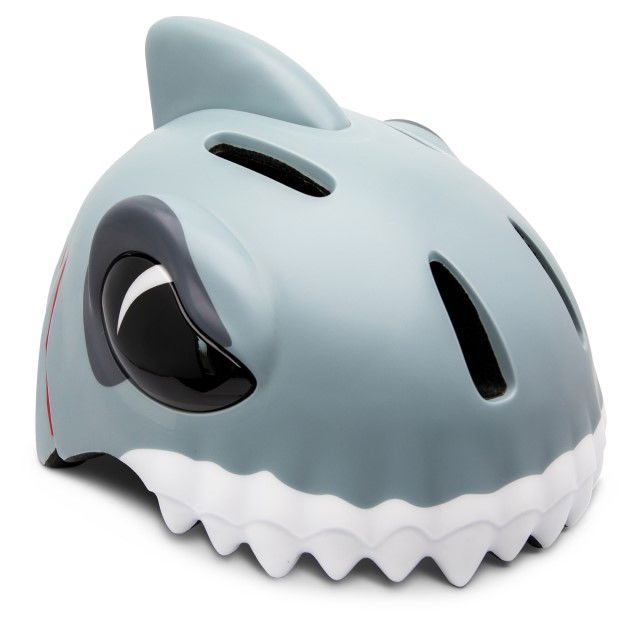 Casca bicicleta copii, model 3D, dimensiune reglabila 49-55 cm, 2-7 ani, Shark Gri [2]