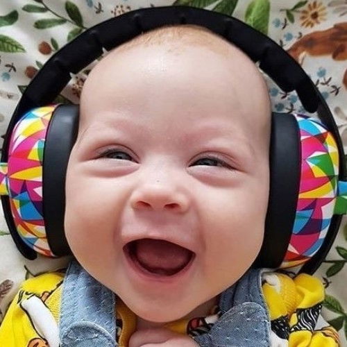 Casti antifonice pentru bebelusi si copii, Banz, Bubzee, 3-36 luni, Prism [3]