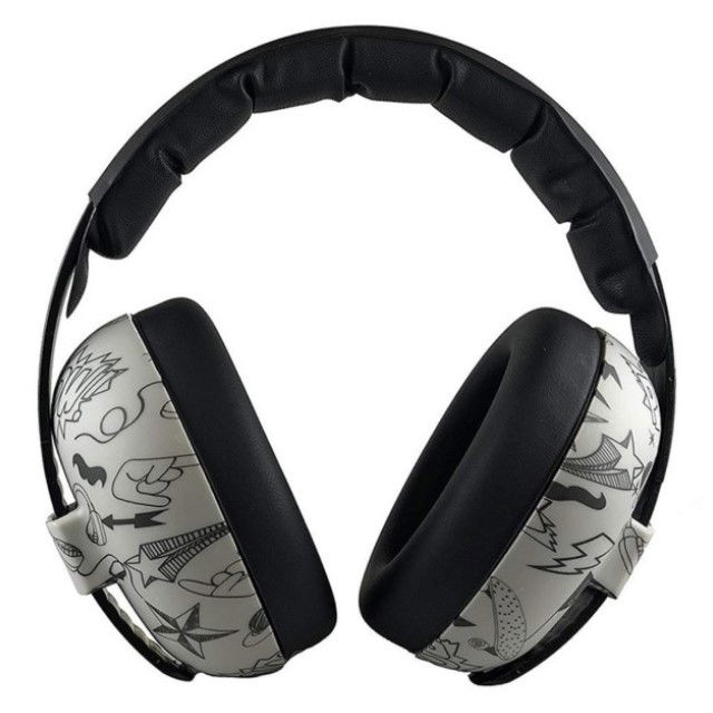 Casti antifonice pentru bebelusi si copii, Banz, Bubzee, 3-36 luni, Grafitti [2]