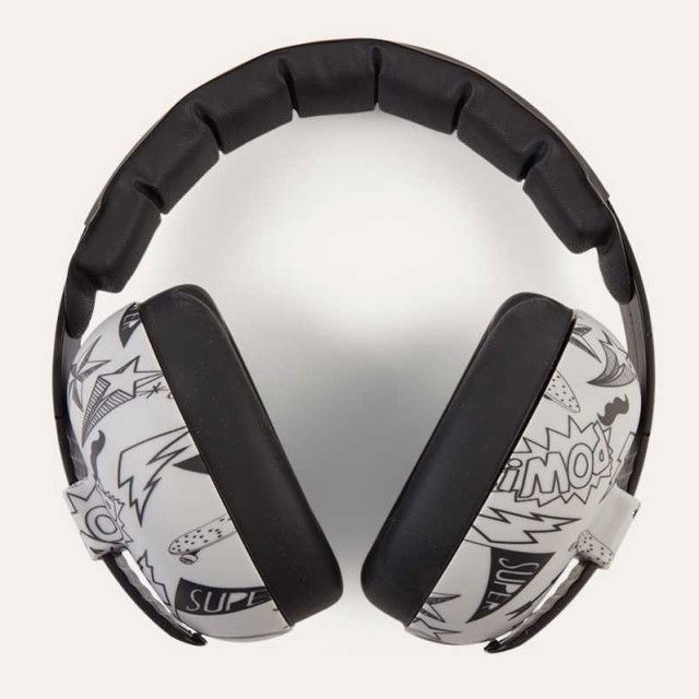 Casti antifonice pentru bebelusi si copii, Banz, Bubzee, 3-36 luni, Grafitti [7]