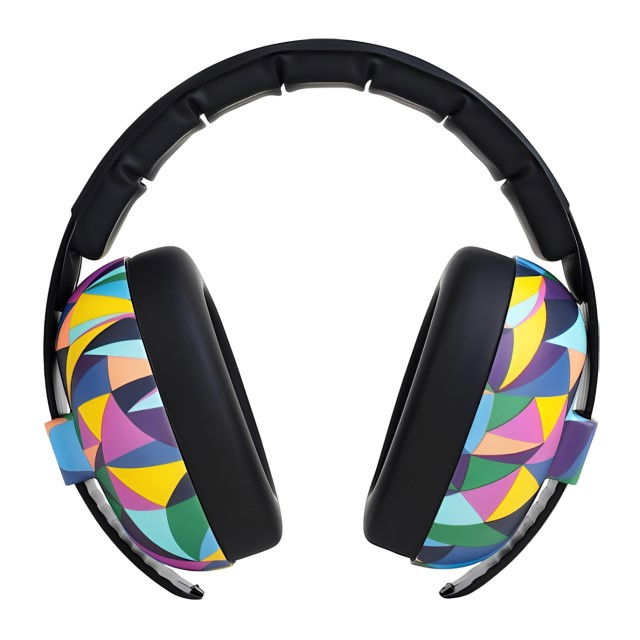 Casti antifonice pentru bebelusi si copii, Banz, Bubzee, 3-36 luni, Kaleidoscope [2]