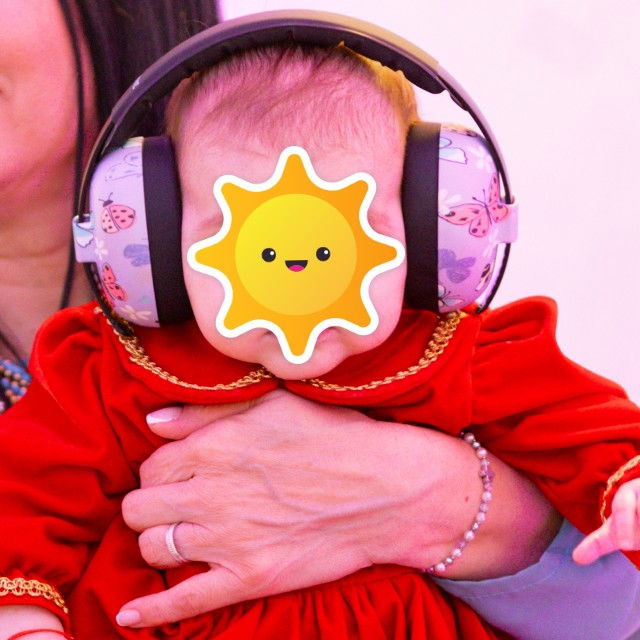 Casti antifonice pentru bebelusi si copii, Banz, Bubzee, 3-36 luni, Butterfly [12]