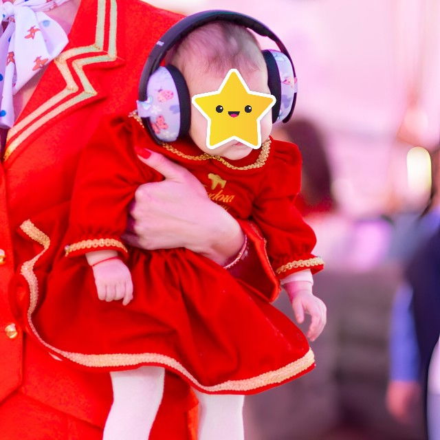 Casti antifonice pentru bebelusi si copii, Banz, Bubzee, 3-36 luni, Butterfly [10]