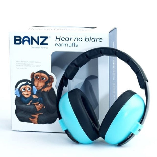 Casti antifonice pentru bebelusi si copii, Banz, Bubzee, 3-36 luni, Turcoaz [8]