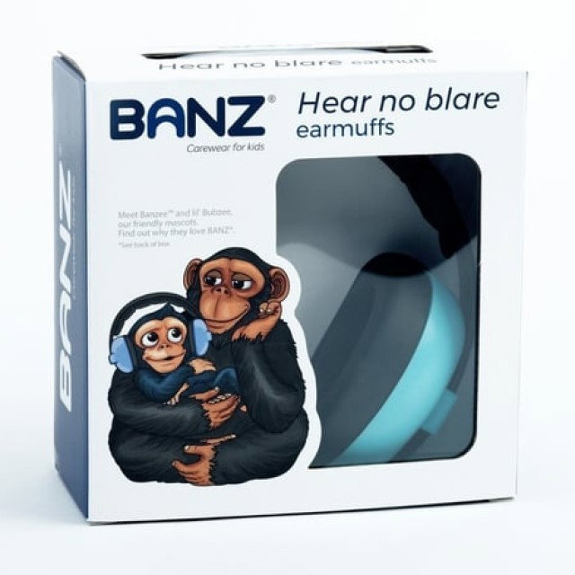 Casti antifonice pentru bebelusi si copii, Banz, Bubzee, 3-36 luni, Turcoaz [7]