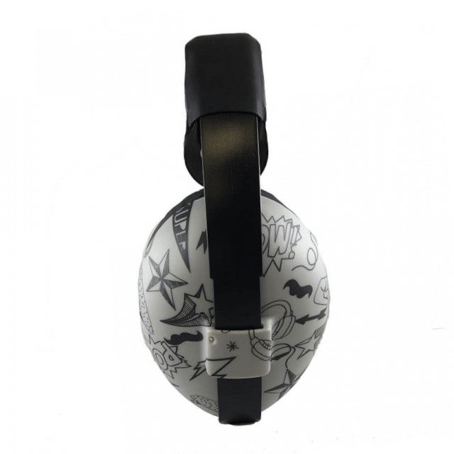 Casti antifonice pentru bebelusi si copii, Banz, Bubzee, 3-36 luni, Grafitti [3]