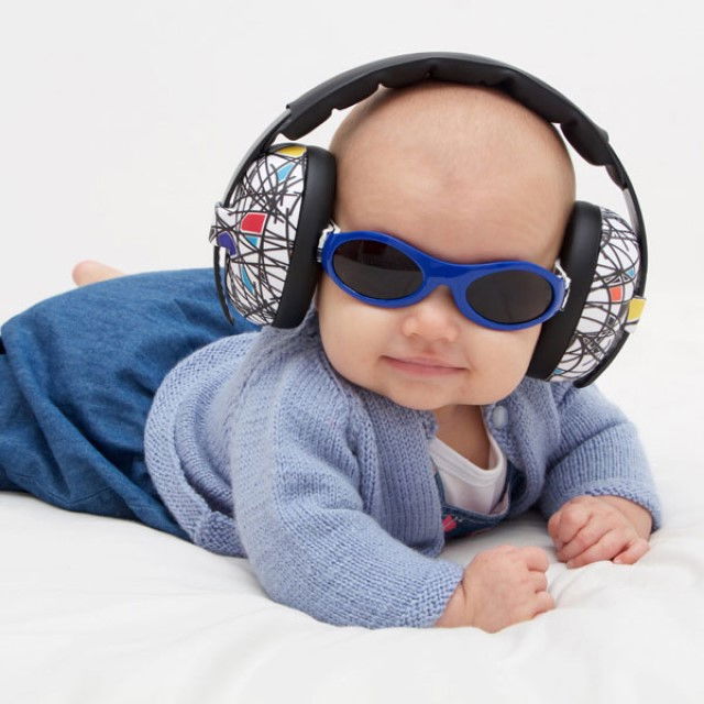 Casti antifonice pentru bebelusi si copii, Banz, Bubzee, 3-36 luni, Squigless [5]