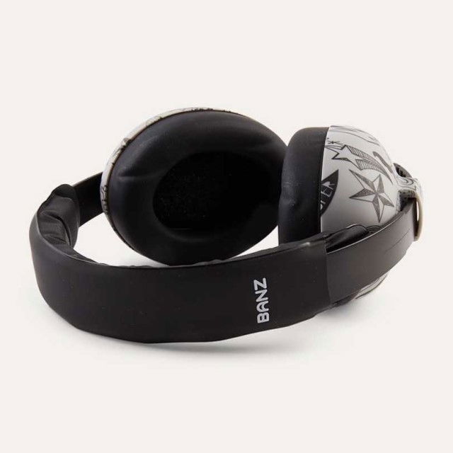 Casti antifonice pentru bebelusi si copii, Banz, Bubzee, 3-36 luni, Grafitti [9]