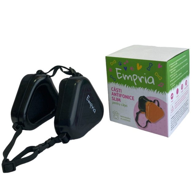 Casti antifonice pentru caini, talie medie si mare, Empria, Negru [5]