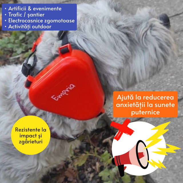 Casti antifonice pentru caini, talie medie si mare, Empria, Diverse culori [4]