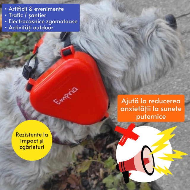 PRODUS RESIGILAT - Casti antifonice pentru caini, talie medie si mare, Empria, Diverse culori [4]