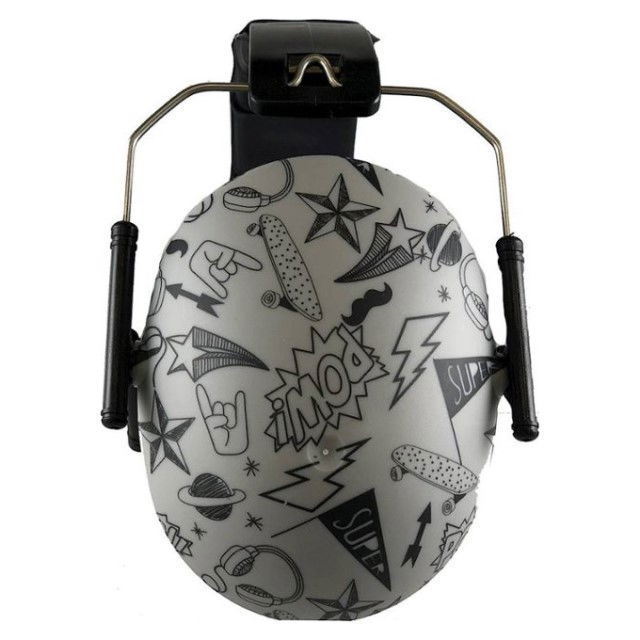 Casti antifonice pentru copii, Banz Bubzee, 3-10 ani, Graffiti [2]