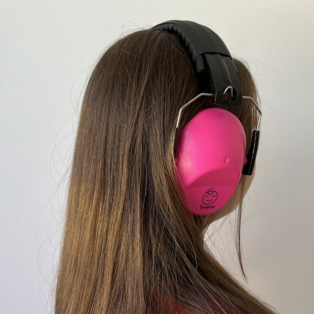 Casti antifonice pentru copii Vivid Slim, model ajustabil, Empria, PinkPulse [7]