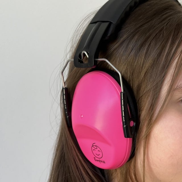 Casti antifonice pentru copii Vivid Slim, model ajustabil, Empria, PinkPulse [5]
