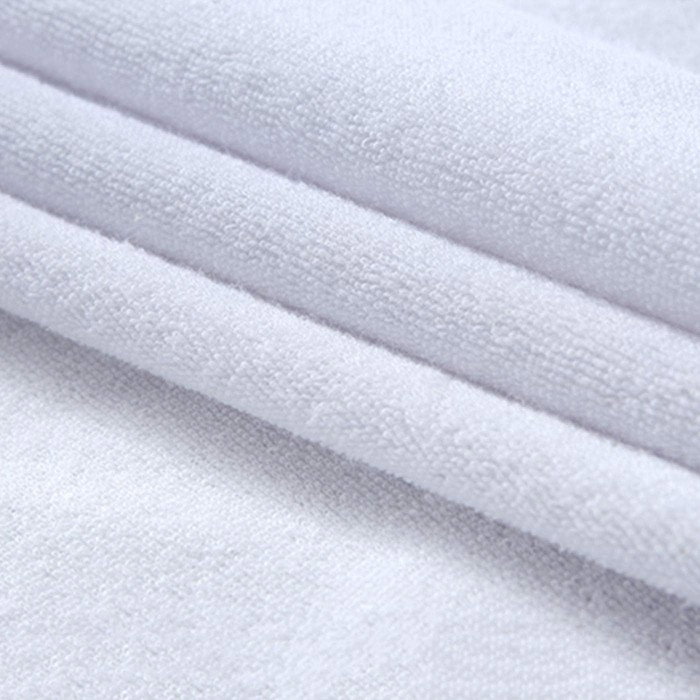 Cearceaf impermeabil alb cu elastic, husa protectie saltea tip prosop, 160x200x40 cm [4]