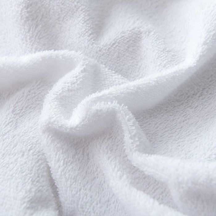 Cearceaf impermeabil alb cu elastic, husa protectie saltea tip prosop, 160x200x40 cm [3]